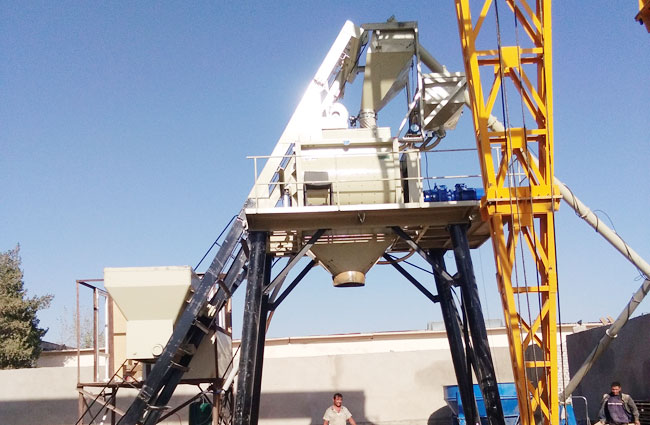 华体会网页版页面登录-华体会(中国)75混凝土搅拌站在乌兹别克斯坦安装作业