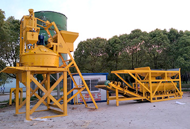 HZS25混凝土搅拌站(图6) 上海免基础立轴行星25搅拌站