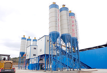 HZS120混凝土搅拌站(图3) 柳州双120混凝土搅拌站